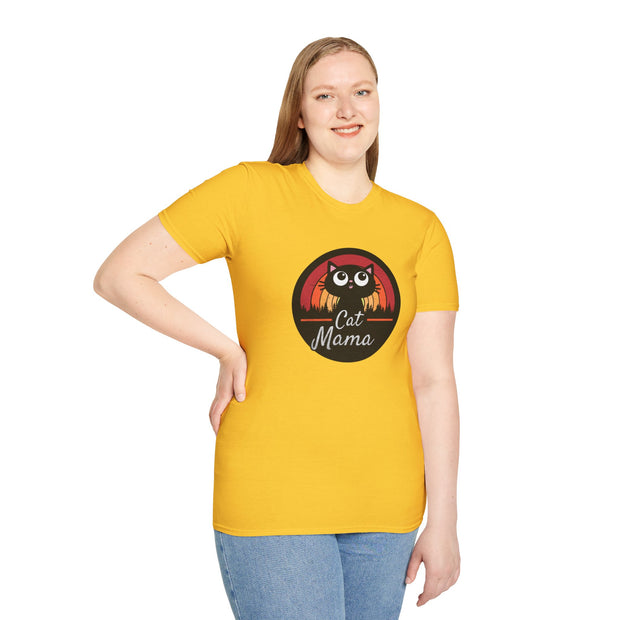 Cat Mama Unisex Softstyle T-Shirt