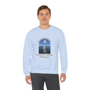Cree Saskatchewan skies Unisex Heavy Blend™ Crewneck Sweatshirt