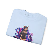 Anime Female Demon Unisex Heavy Blend™ Crewneck Sweatshirt