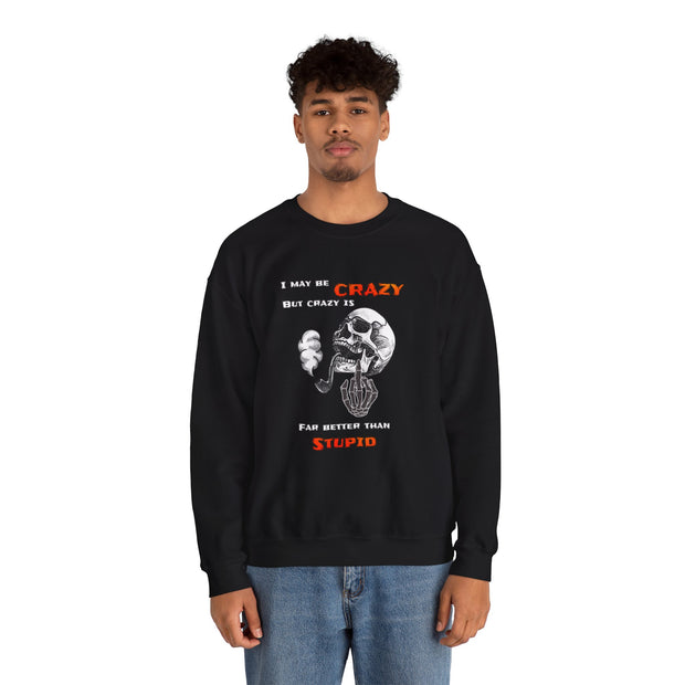Crazy Skull Unisex Heavy Blend™ Crewneck Sweatshirt