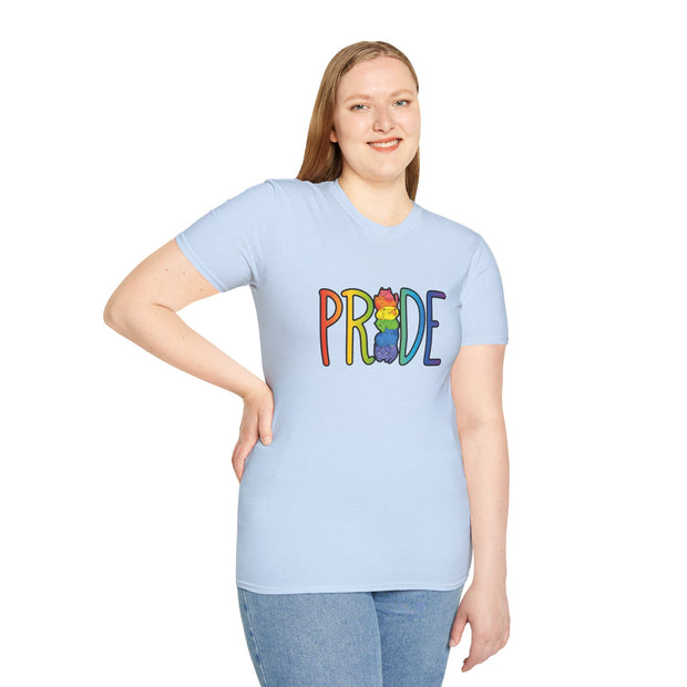 Cat Pride Tower Unisex Softstyle T-Shirt