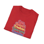 Love Respect Freedom Unisex Softstyle T-Shirt