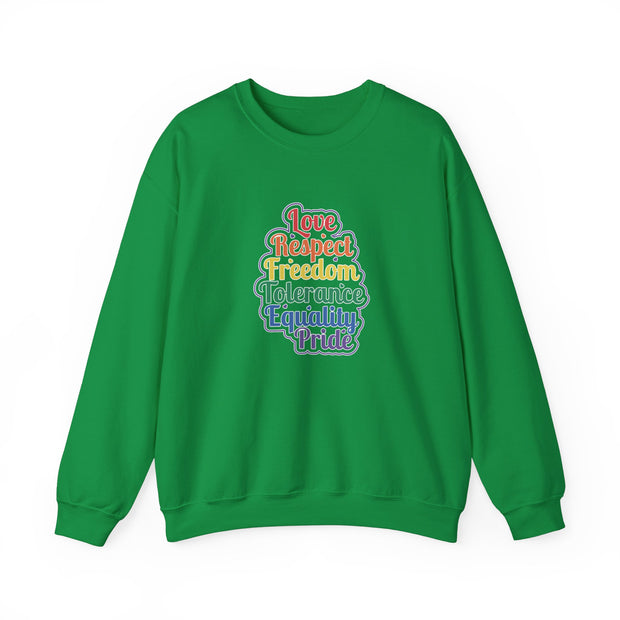 Love Respect Freedom Unisex Heavy Blend™ Crewneck Sweatshirt