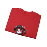 Horror Movie Cats Unisex Heavy Blend™ Crewneck Sweatshirt