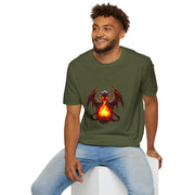 Fire Dragon Unisex Softstyle T-Shirt