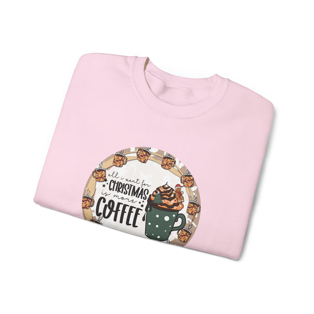 Christmas Coffee Unisex Heavy Blend™ Crewneck Sweatshirt