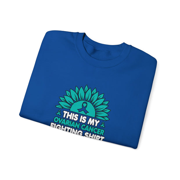 Ovarian Cancer Fighting Unisex Heavy Blend™ Crewneck Sweatshirt