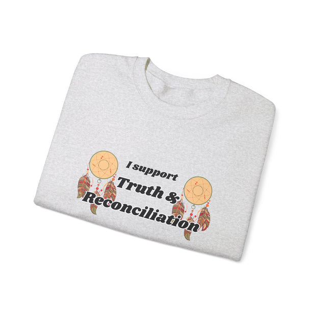 I Support Truth & Reconciliation Unisex Heavy Blend™ Crewneck Sweatshirt