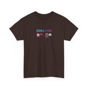Soda Pop Unisex Heavy Cotton Tee, Casual Wear, Gift for Friends, Fun Summer T-Shirt, Graphic Shirt for Parties, Trendy Everyday Tee