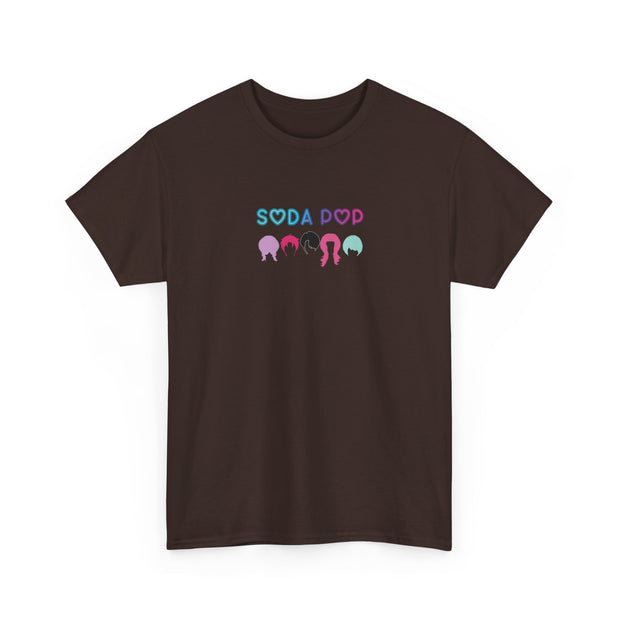 Soda Pop Unisex Heavy Cotton Tee, Casual Wear, Gift for Friends, Fun Summer T-Shirt, Graphic Shirt for Parties, Trendy Everyday Tee