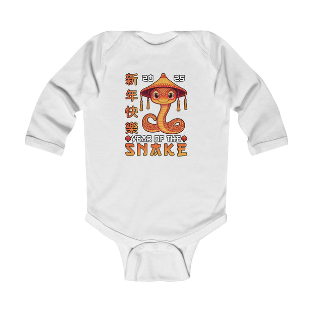2025 Chinese New Year Infant Long Sleeve Bodysuit
