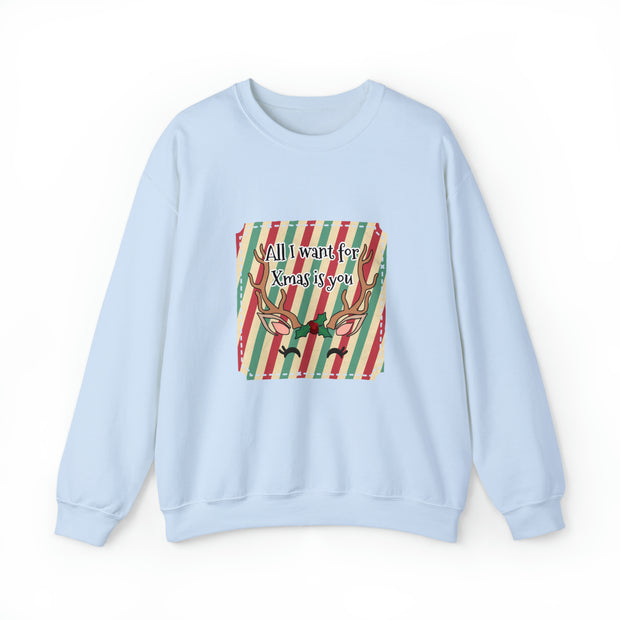 Reindeer Unisex Heavy Blend™ Crewneck Sweatshirt