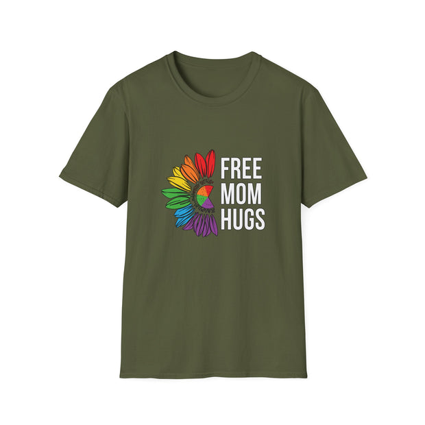 Pride Mom Hugs Unisex Softstyle T-Shirt