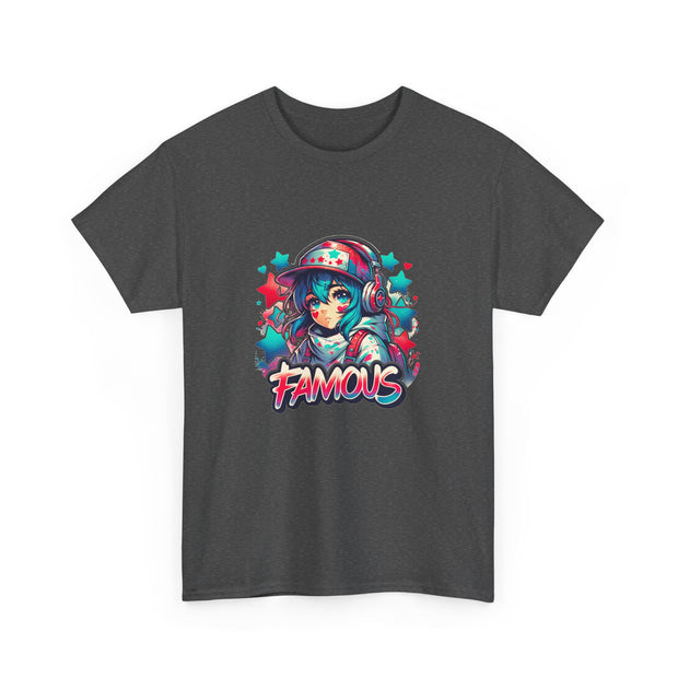 Graffiti Anime Girls Unisex Heavy Cotton Tee