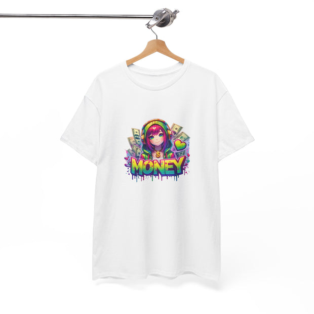 Graffiti Anime Girls Unisex Heavy Cotton Tee