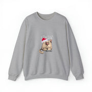 Christmas cat Unisex Heavy Blend™ Crewneck Sweatshirt