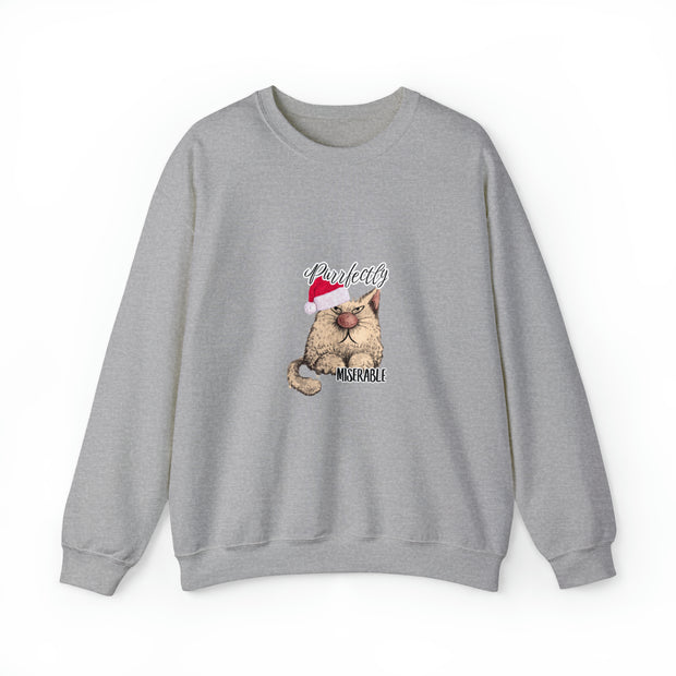 Christmas cat Unisex Heavy Blend™ Crewneck Sweatshirt