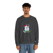 Christmas cat Unisex Heavy Blend™ Crewneck Sweatshirt