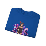 Anime Female Demon Unisex Heavy Blend™ Crewneck Sweatshirt