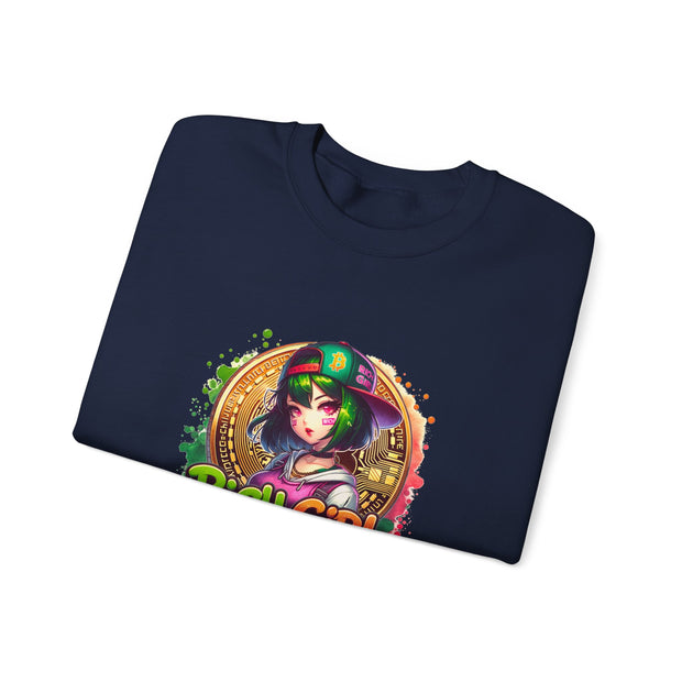 Graffiti Anime Girls Unisex Heavy Blend™ Crewneck Sweatshirt