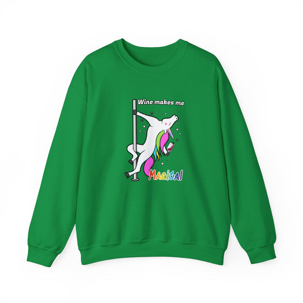 Unicorn Wine Unisex Heavy Blend™ Crewneck Sweatshirt