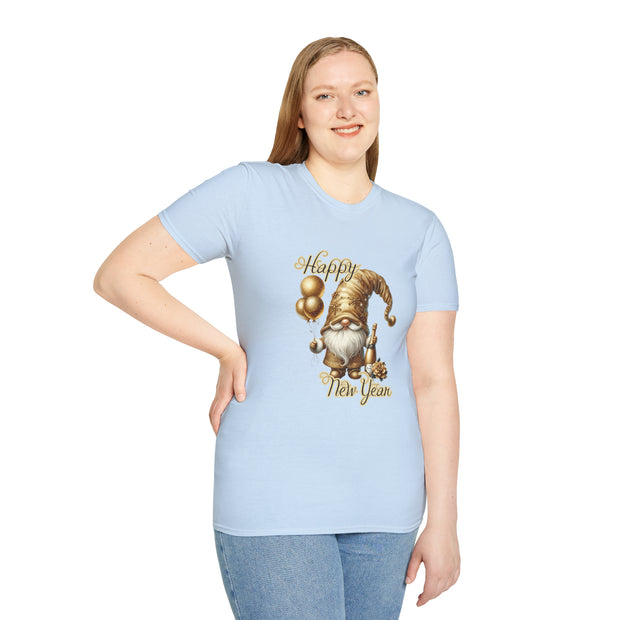 Gnome New Year Unisex Softstyle T-Shirt