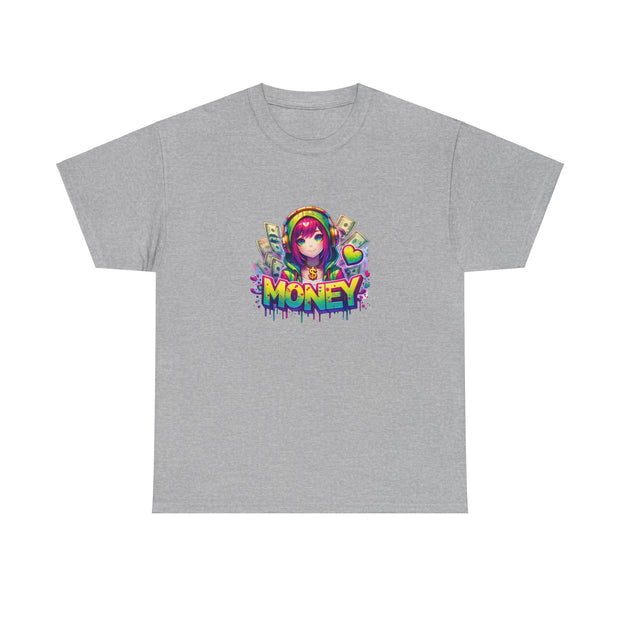 Graffiti Anime Girls Unisex Heavy Cotton Tee