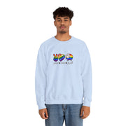 Peace Love Pride Unisex Heavy Blend™ Crewneck Sweatshirt