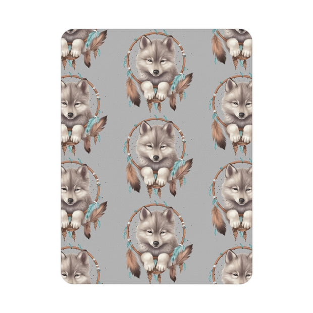 Baby wolf Toddler Blanket