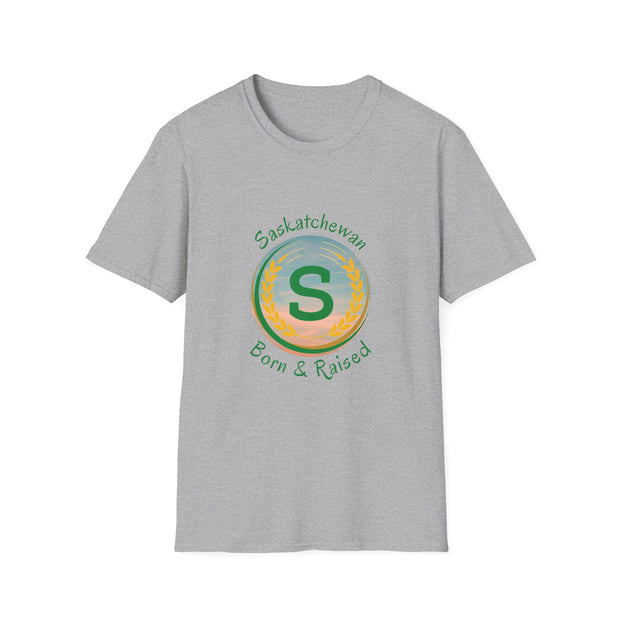 Saskatchewan Born & Raised Unisex Softstyle T-Shirt