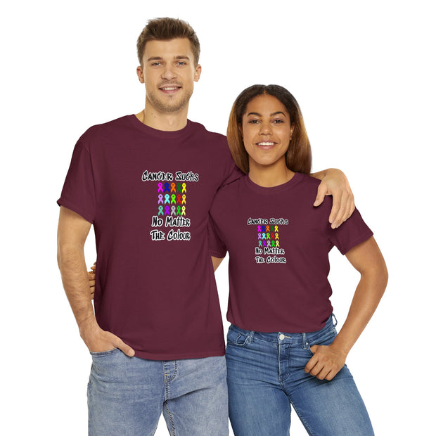 Cancer Sucks Unisex Heavy Cotton Tee
