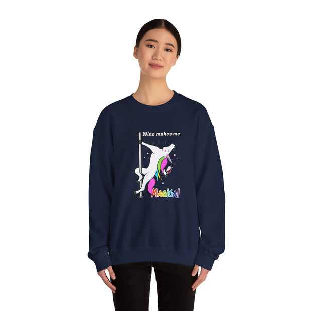 Unicorn Wine Unisex Heavy Blend™ Crewneck Sweatshirt