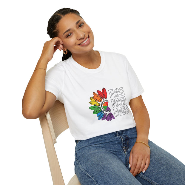 Pride Mom Hugs Unisex Softstyle T-Shirt