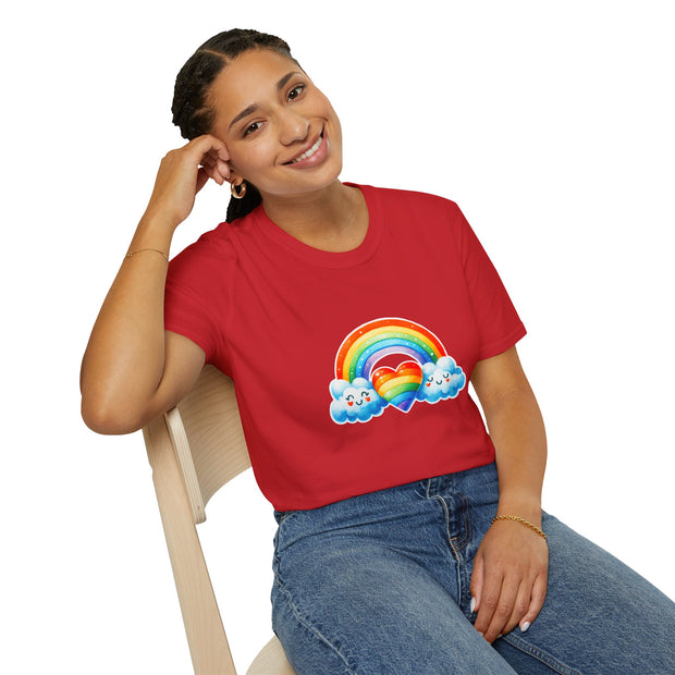 Rainbow Love Unisex Softstyle T-Shirt