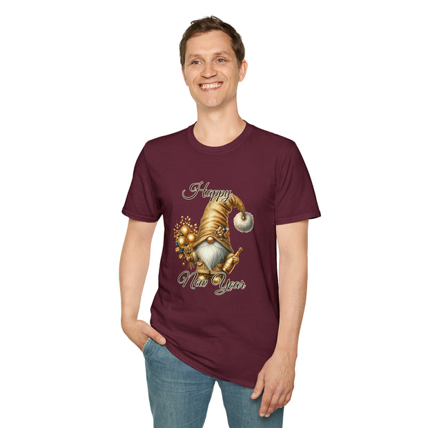 Gnome New Year Unisex Softstyle T-Shirt
