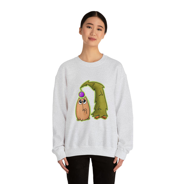 Christmas cat Unisex Heavy Blend™ Crewneck Sweatshirt