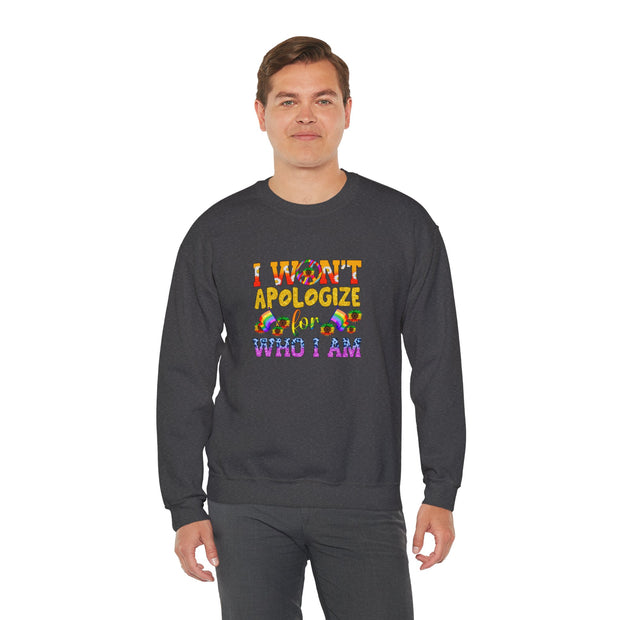 I Won’t Apologize Unisex Heavy Blend™ Crewneck Sweatshirt