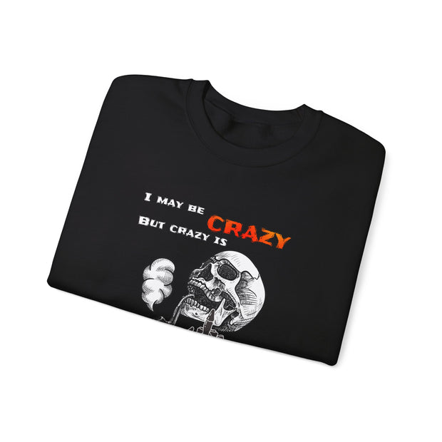 Crazy Skull Unisex Heavy Blend™ Crewneck Sweatshirt