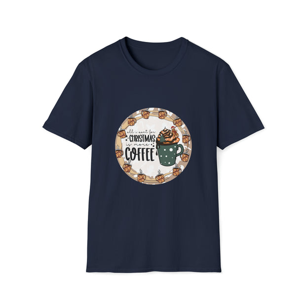 Christmas Coffee Unisex Softstyle T-Shirt