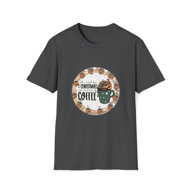 Christmas Coffee Unisex Softstyle T-Shirt