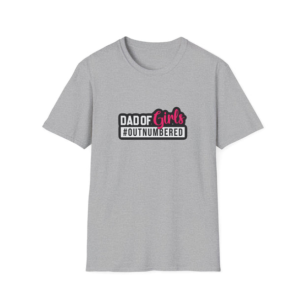 Dad of Girls Unisex Softstyle T-Shirt