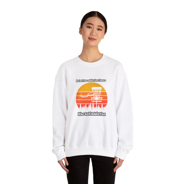 Disc Golf Addiction Unisex Heavy Blend™ Crewneck Sweatshirt
