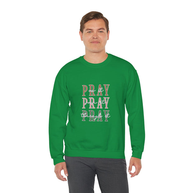 Pray Unisex Heavy Blend™ Crewneck Sweatshirt