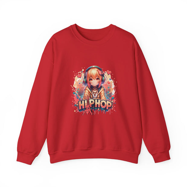 Graffiti Anime Girls Unisex Heavy Blend™ Crewneck Sweatshirt