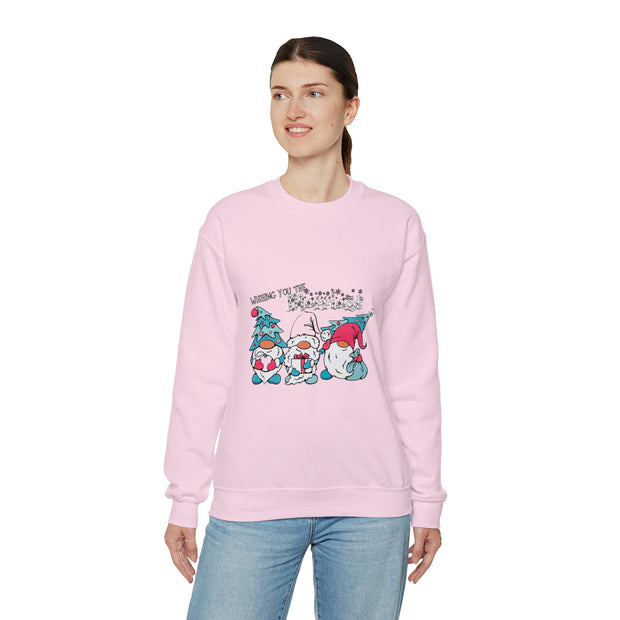 Gnome Christmas Unisex Heavy Blend™ Crewneck Sweatshirt