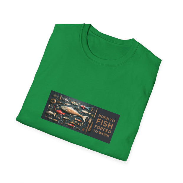 Born to Fish Unisex Softstyle T-Shirt