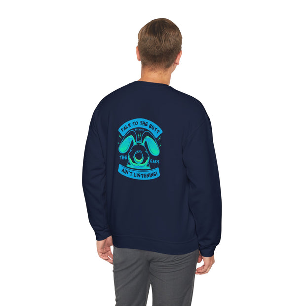 Talk to the Butt Unisex Heavy Blend™ Crewneck Sweatshirt