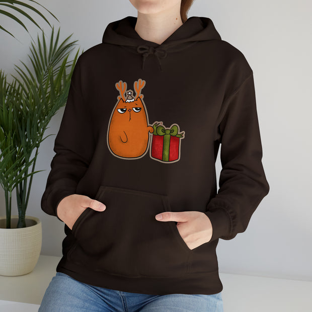 Christmas cat Unisex Heavy Blend™ Hooded Sweatshirt