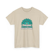 Ovarian cancer Unisex Heavy Cotton Tee
