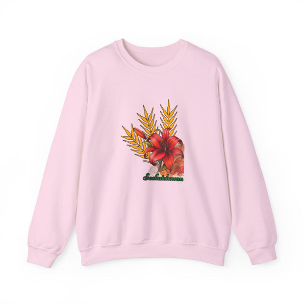 Saskatchewan Lily Unisex Heavy Blend™ Crewneck Sweatshirt